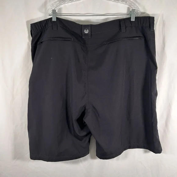 Wrangler Cargo Shorts Men's 48 Black Zip Pockets Button Zip Lightweight - Picture 6 of 10